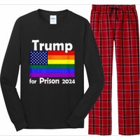 Trump For Prison 2024 Long Sleeve Pajama Set