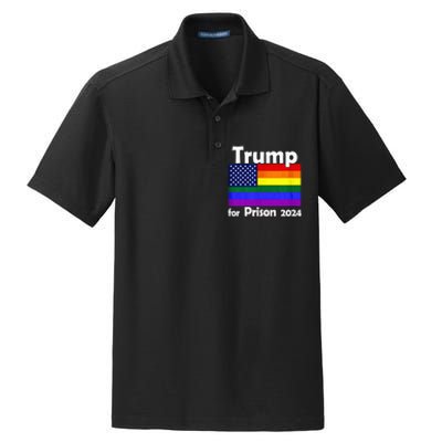 Trump For Prison 2024 Dry Zone Grid Polo