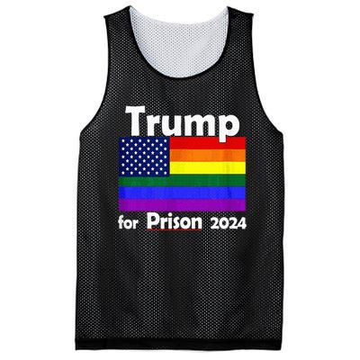 Trump For Prison 2024 Mesh Reversible Basketball Jersey Tank