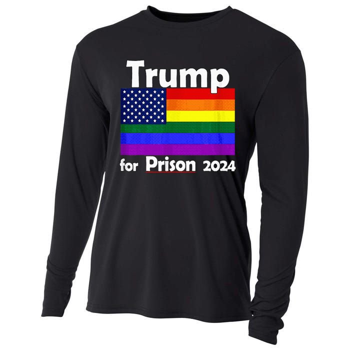 Trump For Prison 2024 Cooling Performance Long Sleeve Crew