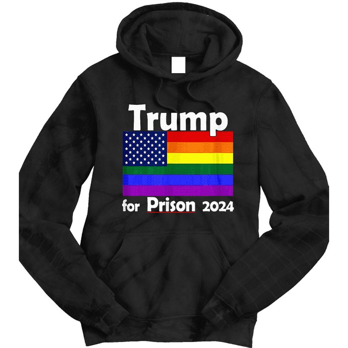 Trump For Prison 2024 Tie Dye Hoodie