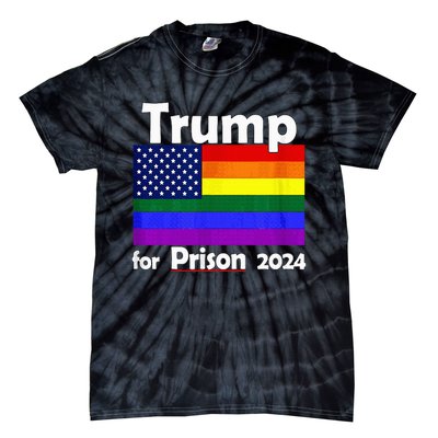 Trump For Prison 2024 Tie-Dye T-Shirt