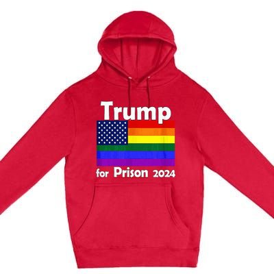 Trump For Prison 2024 Premium Pullover Hoodie