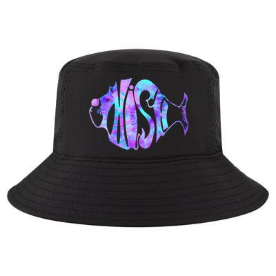 Tie-Dye Fish, Phish-Jam, Fishing Fisherman Cool Comfort Performance Bucket Hat