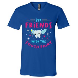 Tooth Fairy Pediatric Dental Fairy Dentist Hygienist Great Gift V-Neck T-Shirt