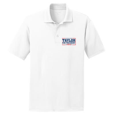 Taylor For President 2024 Funny Taylor First Name PosiCharge RacerMesh Polo