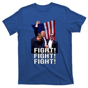 Trump Fist Pumped Fight Pray For Trump America Fight! Trump Shot Trump Rally T-Shirt