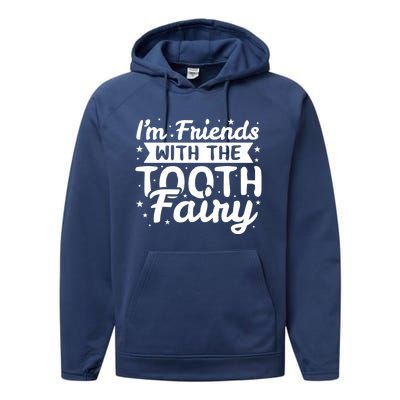 Tooth Fairy Pediatric Dentist Dental Gift Performance Fleece Hoodie