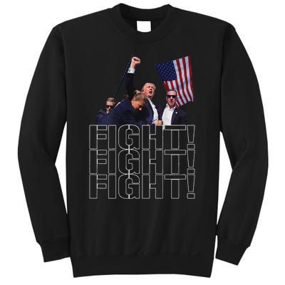 Trump Fist Pumped Fight Pray For Trump America Sweatshirt