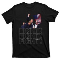 Trump Fist Pumped Fight Pray For Trump America T-Shirt