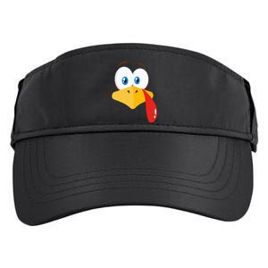 Turkey Face Pilgrim Thanksgiving Costume Adult Drive Performance Visor