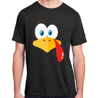 Turkey Face Pilgrim Thanksgiving Costume Adult ChromaSoft Performance T-Shirt