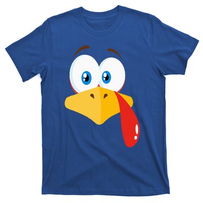 Turkey Face Pilgrim Thanksgiving Costume T-Shirt