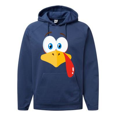 Turkey Face Pilgrim Thanksgiving Costume Performance Fleece Hoodie