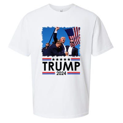 Trump Fist Pump Shot At Trump 2024 Trump Survives Rally Sueded Cloud Jersey T-Shirt