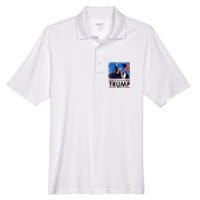 Trump Fist Pump Shot At Trump 2024 Trump Survives Rally Men's Origin Performance Pique Polo