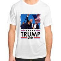 Trump Fist Pump Shot At Trump 2024 Trump Survives Rally Adult ChromaSoft Performance T-Shirt