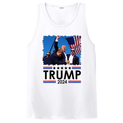 Trump Fist Pump Shot At Trump 2024 Trump Survives Rally PosiCharge Competitor Tank