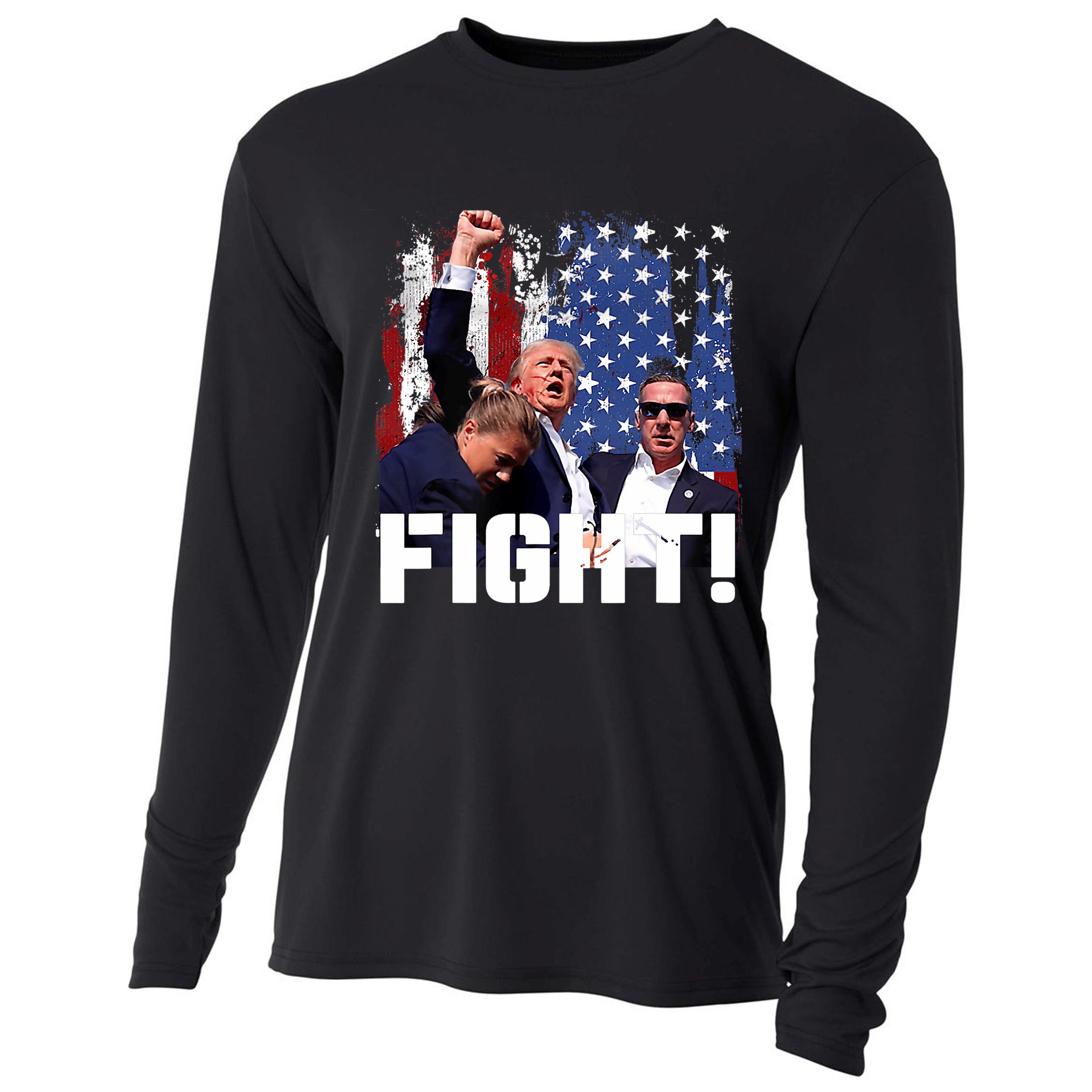 Trump Fight Pennsylvania July 13 2024 Cooling Performance Long Sleeve Crew