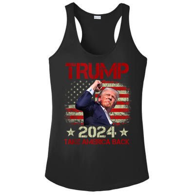 Trump Fist Pump Shot At Trump 2024 Trump Survives Rally Ladies PosiCharge Competitor Racerback Tank