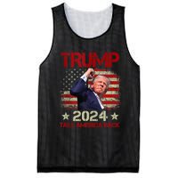 Trump Fist Pump Shot At Trump 2024 Trump Survives Rally Mesh Reversible Basketball Jersey Tank