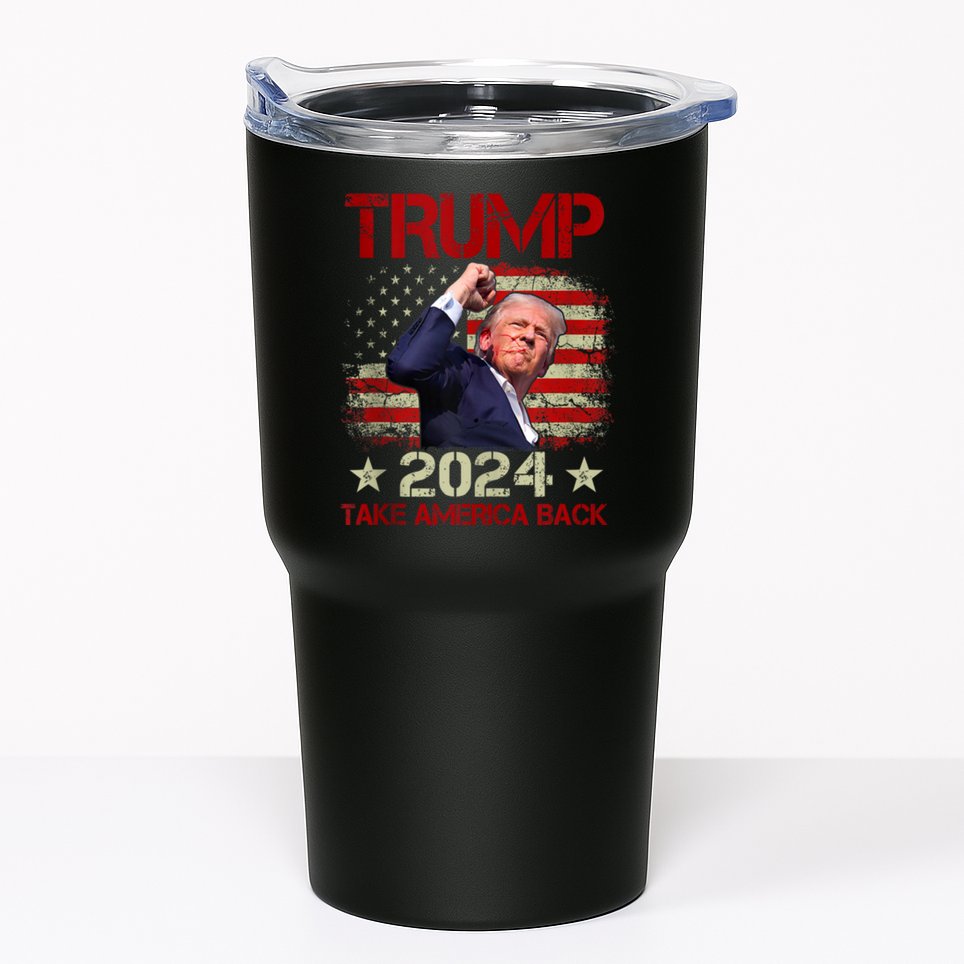 Trump Fist Pump Shot At Trump 2024 Trump Survives Rally Tumbler