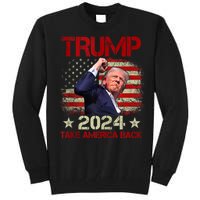 Trump Fist Pump Shot At Trump 2024 Trump Survives Rally Tall Sweatshirt