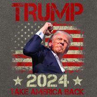 Trump Fist Pump Shot At Trump 2024 Trump Survives Rally Cotton Canvas Backpack