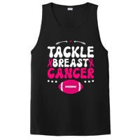 Tackle Football Pink Ribbon  Breast Cancer Awareness PosiCharge Competitor Tank