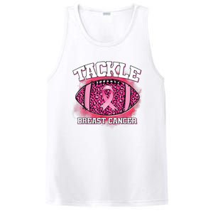 Tackle Football Pink Ribbon Breast Cancer Awareness PosiCharge Competitor Tank