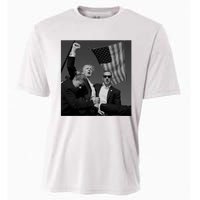 Trump Fist Pump Fight Fight Fight Cooling Performance Crew T-Shirt