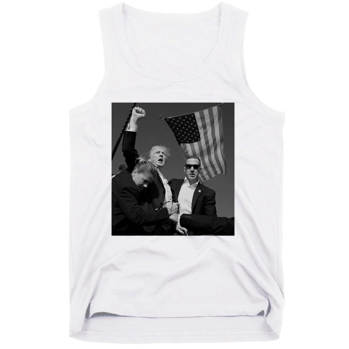 Trump Fist Pump Fight Fight Fight Tank Top