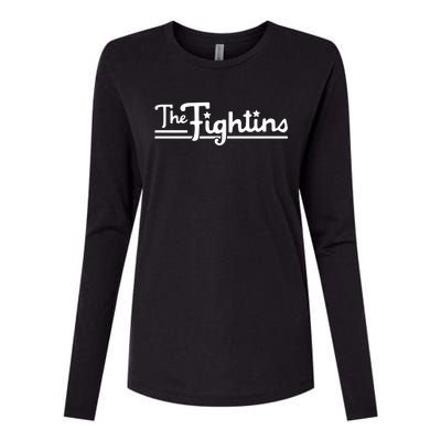 The Fightins Philadelphia Baseball Womens Cotton Relaxed Long Sleeve T-Shirt