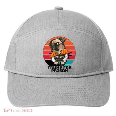 Trump For Prison Classic . 7-Panel Snapback Hat