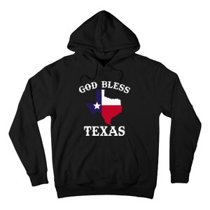 Texas Flag Patriotic Texan Pride God Bless Texas Hoodie