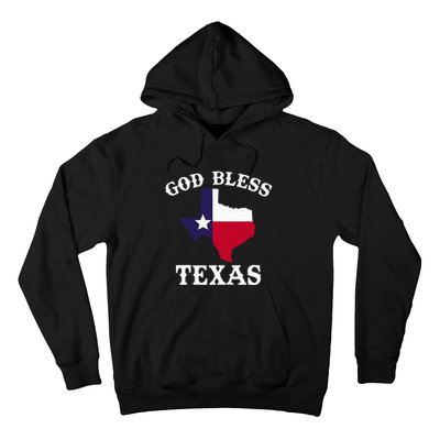 Texas Flag Patriotic Texan Pride God Bless Texas Hoodie