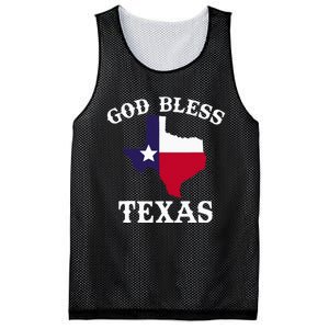 Texas Flag Patriotic Texan Pride God Bless Texas Mesh Reversible Basketball Jersey Tank