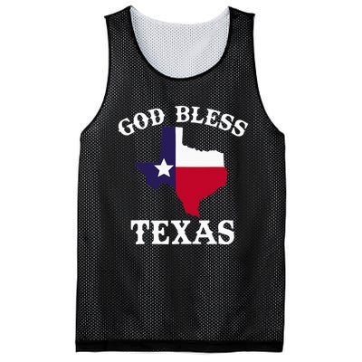 Texas Flag Patriotic Texan Pride God Bless Texas Mesh Reversible Basketball Jersey Tank