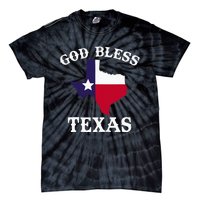 Texas Flag Patriotic Texan Pride God Bless Texas Tie-Dye T-Shirt