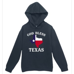 Texas Flag Patriotic Texan Pride God Bless Texas Urban Pullover Hoodie