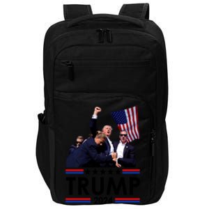 Trump Fist Pump Shot At Trump 2024 Trump Survives Rally Impact Tech Backpack