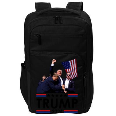 Trump Fist Pump Shot At Trump 2024 Trump Survives Rally Impact Tech Backpack