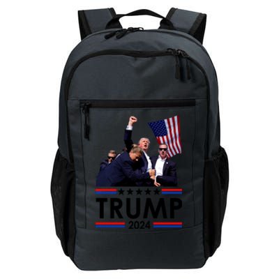 Trump Fist Pump Shot At Trump 2024 Trump Survives Rally Daily Commute Backpack