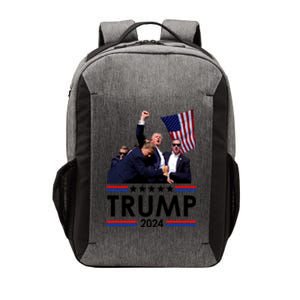 Trump Fist Pump Shot At Trump 2024 Trump Survives Rally Vector Backpack