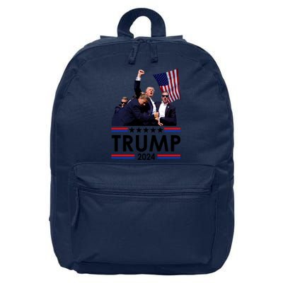 Trump Fist Pump Shot At Trump 2024 Trump Survives Rally 16 in Basic Backpack