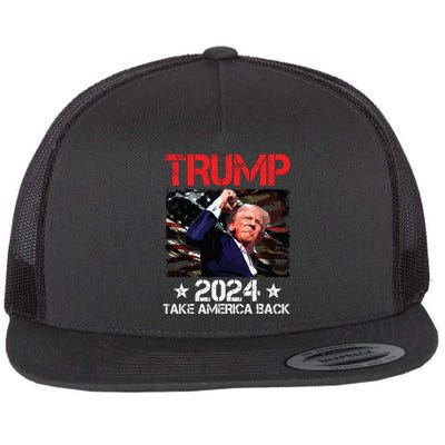 Trump Fist Pump Shot At Trump 2024 Trump Survives Rally Flat Bill Trucker Hat