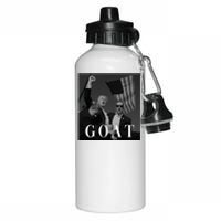 Trump Fist Pump Butler Rally Patriotic Goat Trump Aluminum Water Bottle