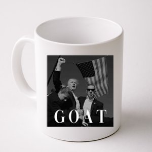 Trump Fist Pump Butler Rally Patriotic Goat Trump Coffee Mug