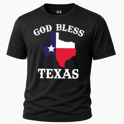 Texas Flag Patriotic Texan Pride God Bless Texas Performance Shirt