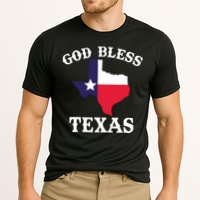 Texas Flag Patriotic Texan Pride God Bless Texas Cooling Performance Crew T-Shirt